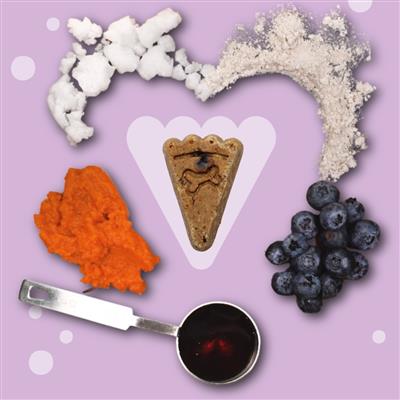 Molasses Crisped Blueberry Oat