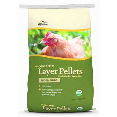 Manna Pro Poultry Feed Organic Layer 30 lb