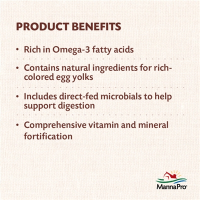 Manna Pro Omega Egg Maker™ (Omega Supplement for laying Hens)