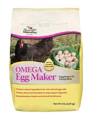 Manna Pro Omega Egg Maker™ (Omega Supplement for laying Hens)