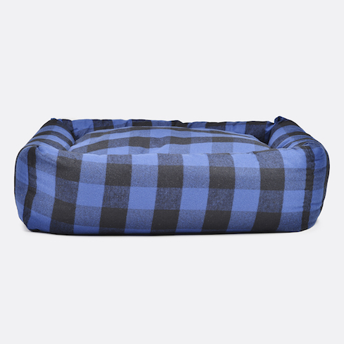 Buffalo Plaid Square Snuggler Dog Bed