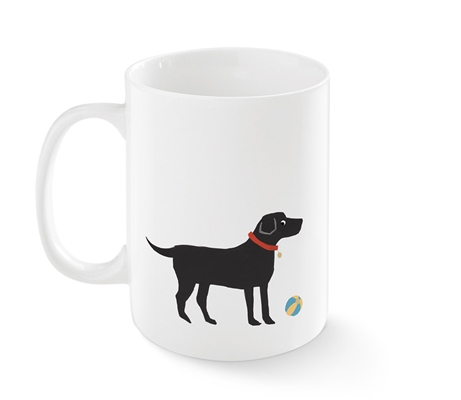 HAPPY BLACK LAB MUG