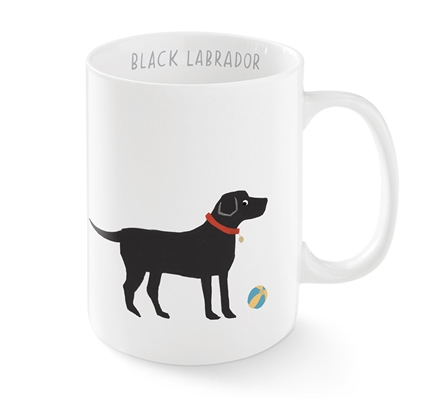 HAPPY BLACK LAB MUG