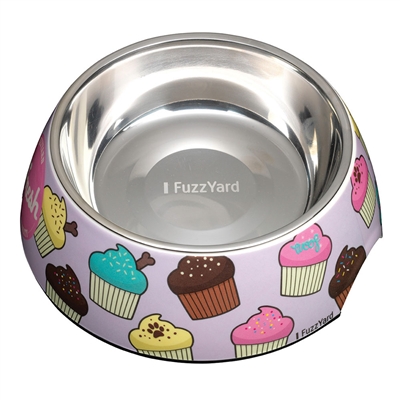 Fresh (Purple with Cupcakes) Easy Feeder Bowl