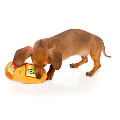 Burrito Dog Toy by FuzzYard