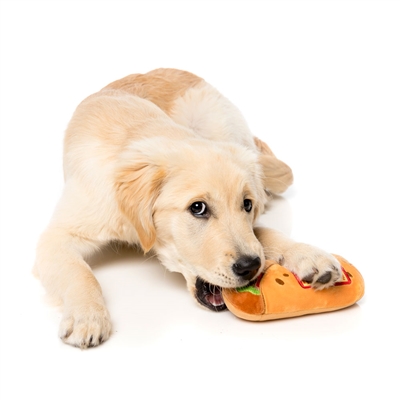 Burrito Dog Toy by FuzzYard