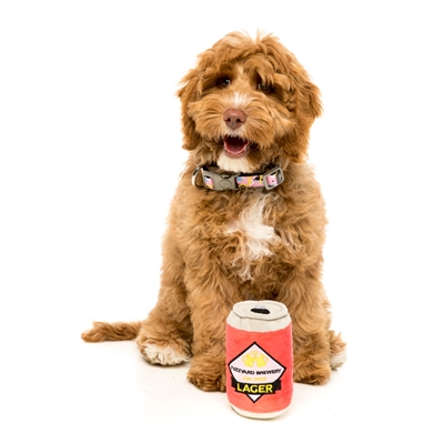 Beer Dog Toy by FuzzYard