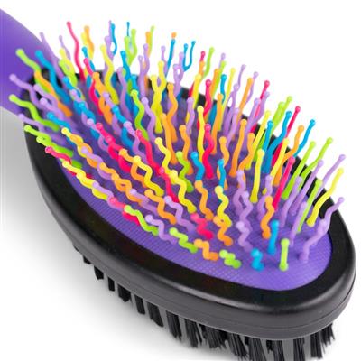 Wags & Wiggles Large Dual Sided Bristle and Wiggle Pin Brush 