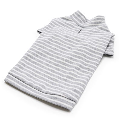 Basic Stripe Top Gray