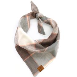 Aspen Plaid Flannel Dog Bandana
