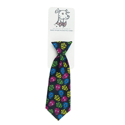 Sugar Skull Long Tie by Huxley & Kent