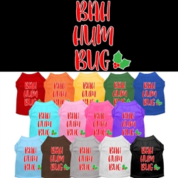 Bah Humbug Screen Print Dog Shirt