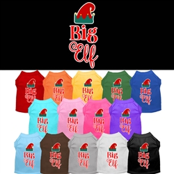 Big Elf Screen Print Dog Shirt