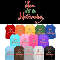 Son of a Nutcracker Screen Print Dog Shirt