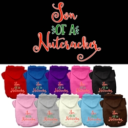 Son of a Nutcracker Screen Print Dog Hoodie