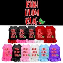 Bah Humbug Screen Print Dog Dress
