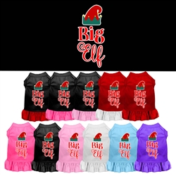 Big Elf Screen Print Dog Dress