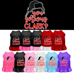 You Serious Clark? Screen Print Dog Dress