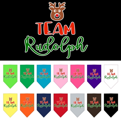 Team Rudolph Screen Print Bandana
