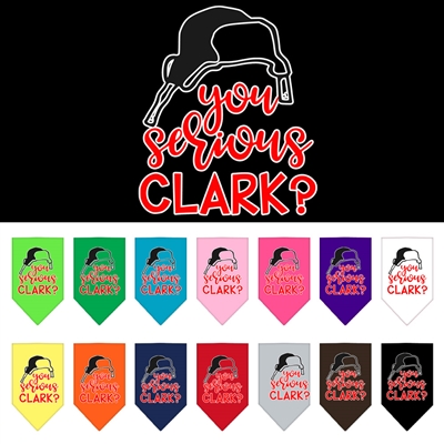 You Serious Clark? Screen Print Bandana
