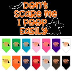 Don't Scare Me Screen Print Bandana