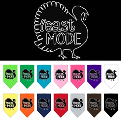 Feast Mode Screen Print Bandana