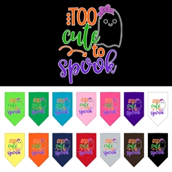 Too Cute To Spook Screen Print Bandana