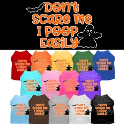 Don't Scare Me Screen Print Dog Shirt
