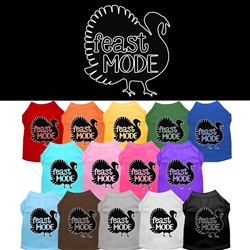 Feast Mode Screen Print Dog Shirt