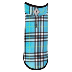 Blue Plaid Softshell Jacket