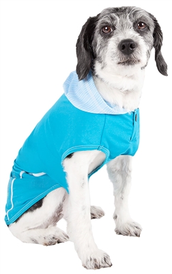 Pet Life�� ACTIVE 'Pull-Rover' Premium 4-Way Stretch Two-Toned Performance Sleeveless Dog T-Shirt Tank Top Hoodie
