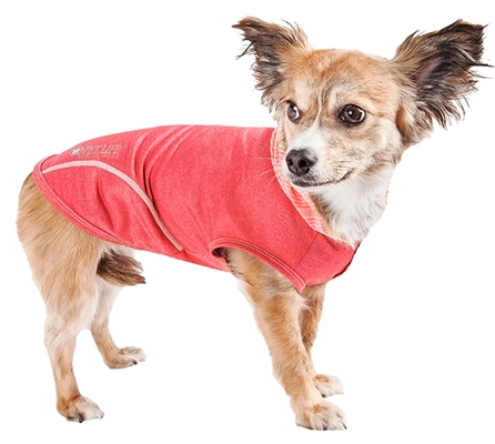 Pet Life�� ACTIVE 'Pull-Rover' Premium 4-Way Stretch Two-Toned Performance Sleeveless Dog T-Shirt Tank Top Hoodie