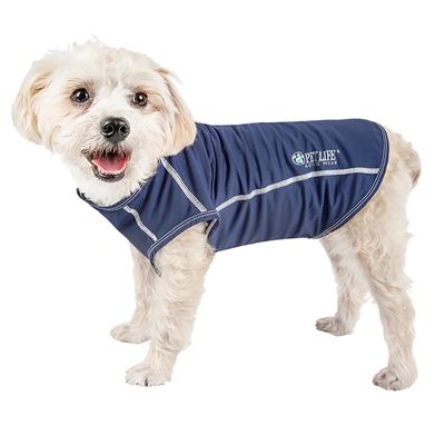 Pet Life�� ACTIVE 'Racerbark' 4-Way Stretch Performance Active Dog Tank Top T-Shirt