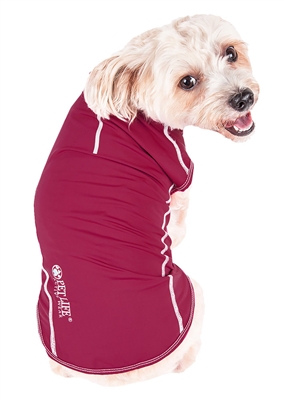 Pet Life�� ACTIVE 'Racerbark' 4-Way Stretch Performance Active Dog Tank Top T-Shirt