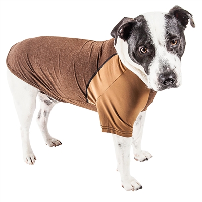 Pet Life�� ACTIVE 'Hybreed' 4-Way Stretch Two-Toned Performance Dog T-Shirt