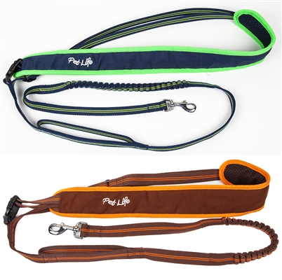 Pet Life�� 'Free-Fetcher' Hands Free Over-The-Shoulder Shock Absorbent Dog Leash
