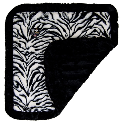 Blanket- Zebra and Black Puma or  Customize your Own