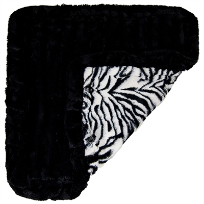Blanket- Zebra and Black Puma or  Customize your Own