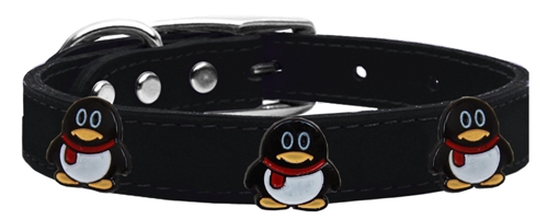 Pidgey the Penguin Widget Genuine Leather Dog Collar
