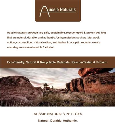 Aussie Naturals® Denim Tuffs Fish Taco All Natural Dog Toy