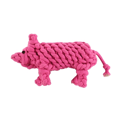 Outback Jack® Krinkles Ropie Pig DOG Toy