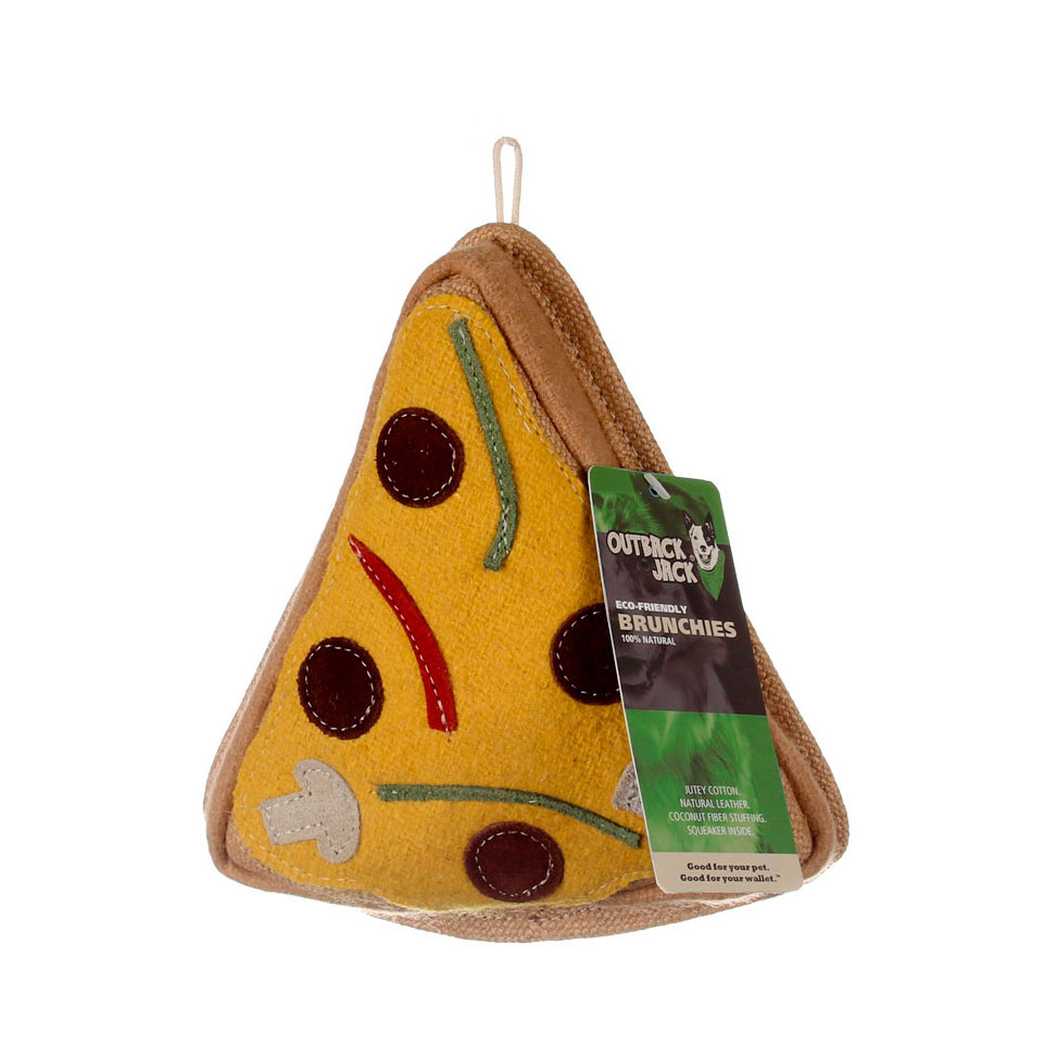 Outback Jack® Brunchie Pizza DOG Toy