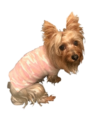 Camouflage Mockneck, Blush