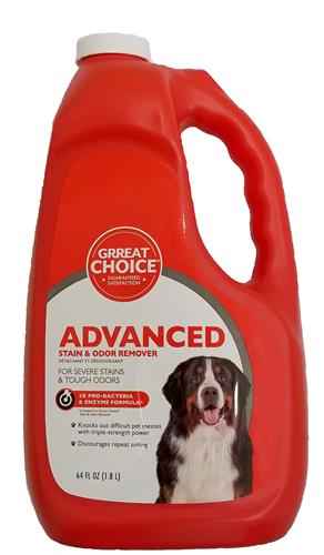 Grreat Choice Advanced Pet Stain and Odor Remover - 64 oz bottle 