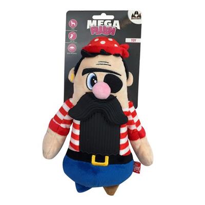 MEGA MUTTS Bearded Buddies 11" PIRATE DOG TOY 4 Pack $30.44 ($7.61 ea)