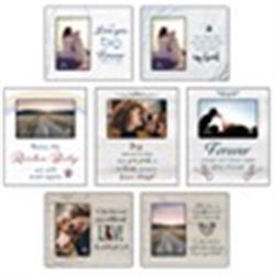 Horizontal Picture Frame Assortment 7.5" x 9.5" includes 2 each of 8 designs