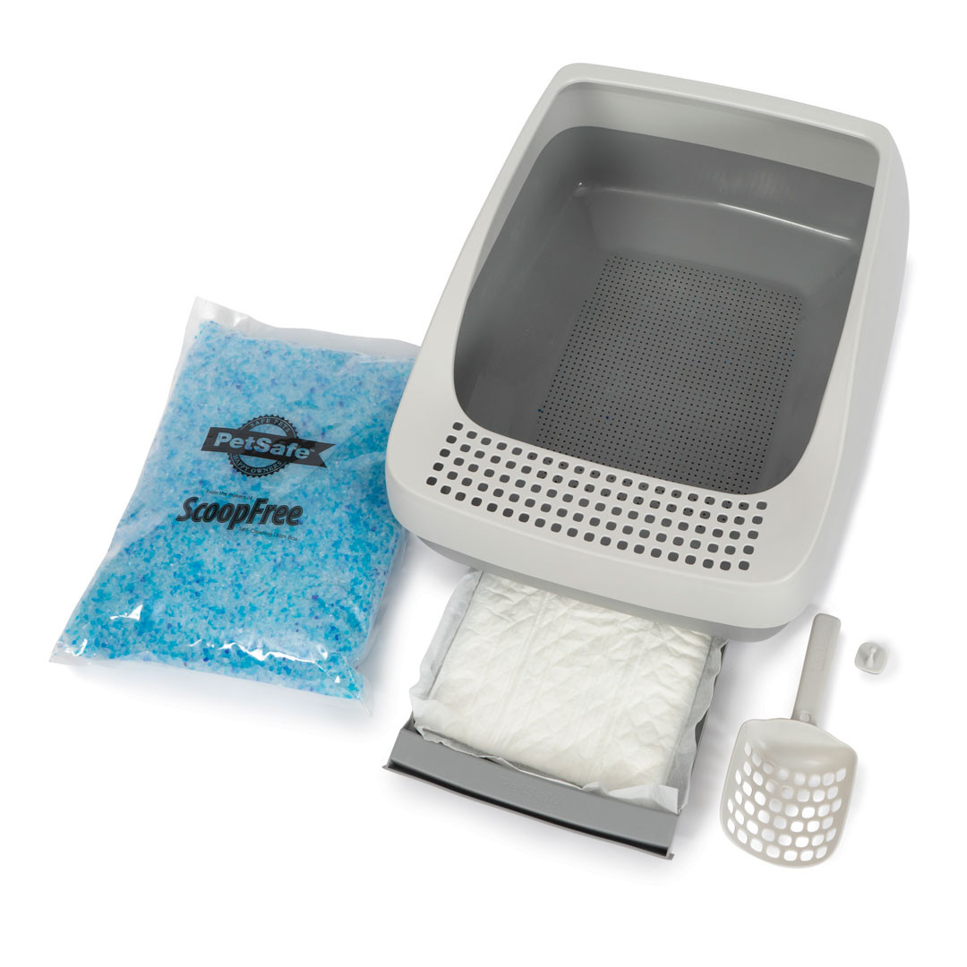 Deluxe Crystal Litter Box System