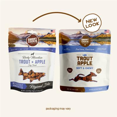 Trout + Apple Soft & Chewy Dog Treats, 5oz