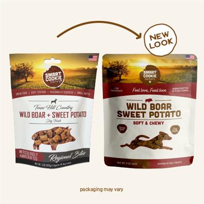 Wild Boar + Sweet Potato Soft & Chewy Dog Treats, 5oz