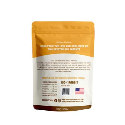 Rabbit Jerky Training Treats, 3oz